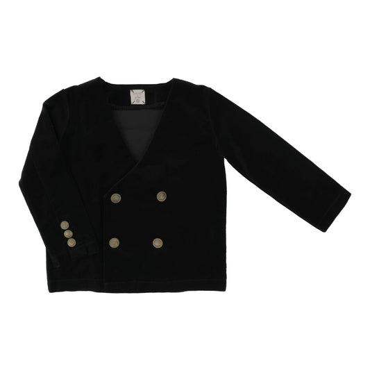 Velvet Blazer- Black