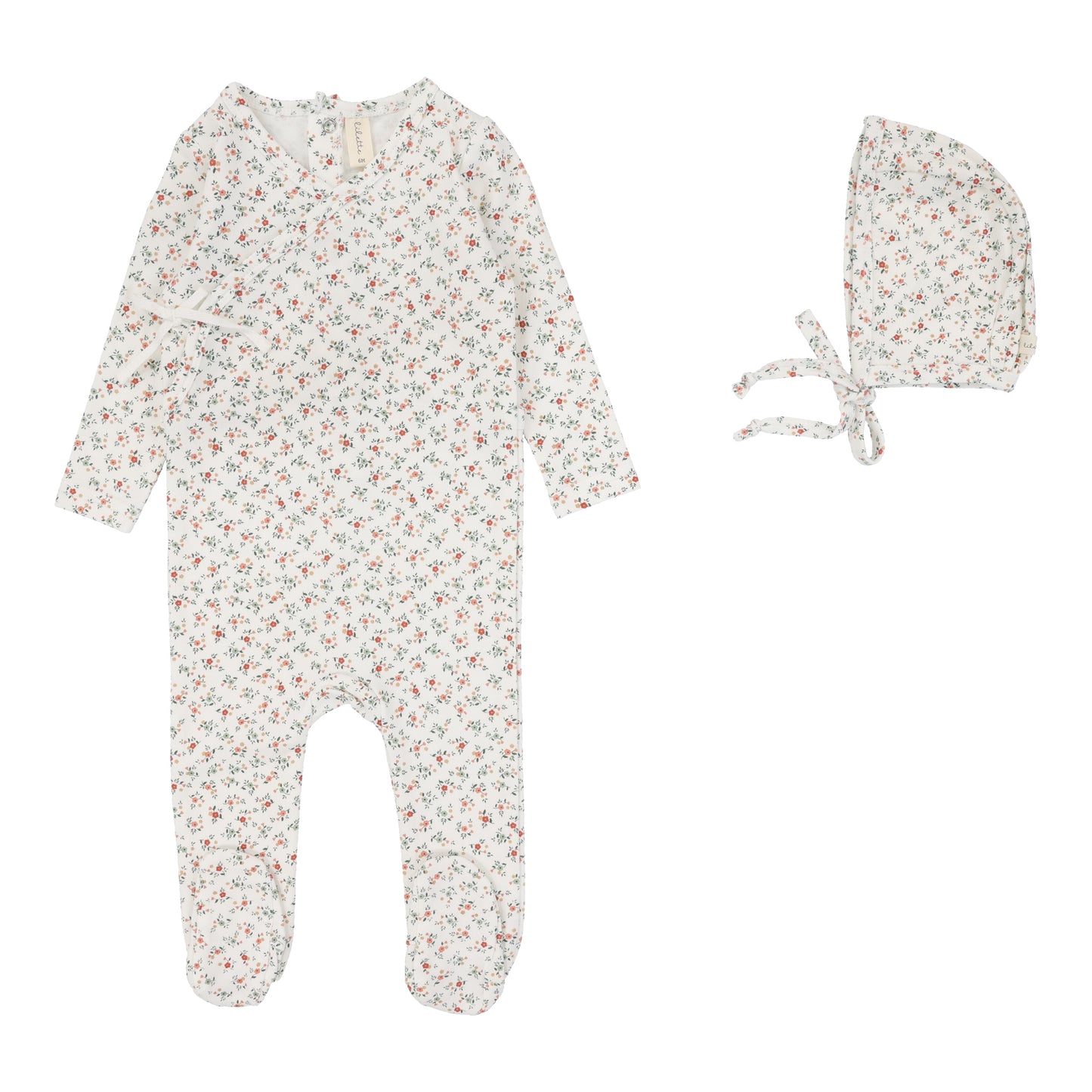 Bouquet Floral Footie Set