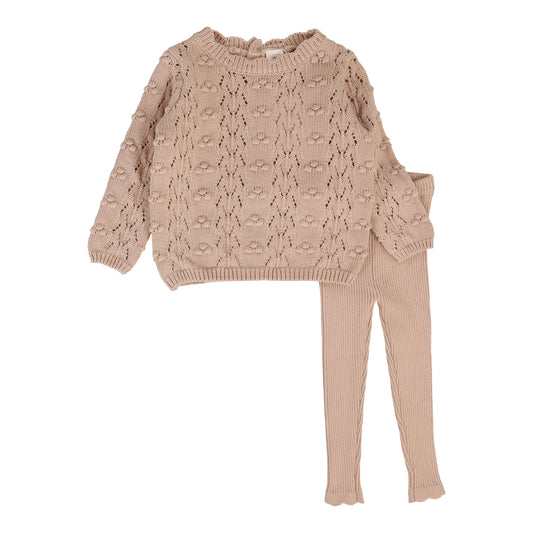 Knit Set  Dusty Pink