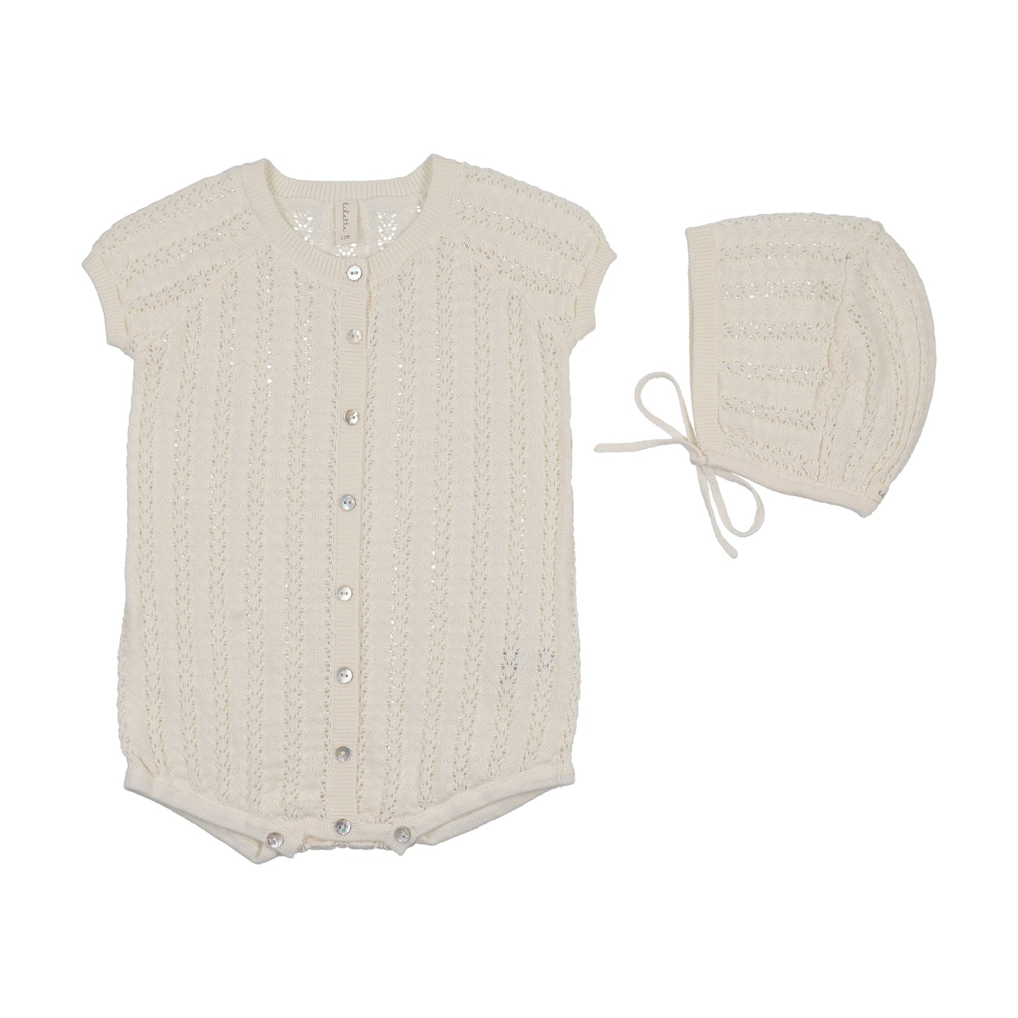 Crochet Knit Boys Romper