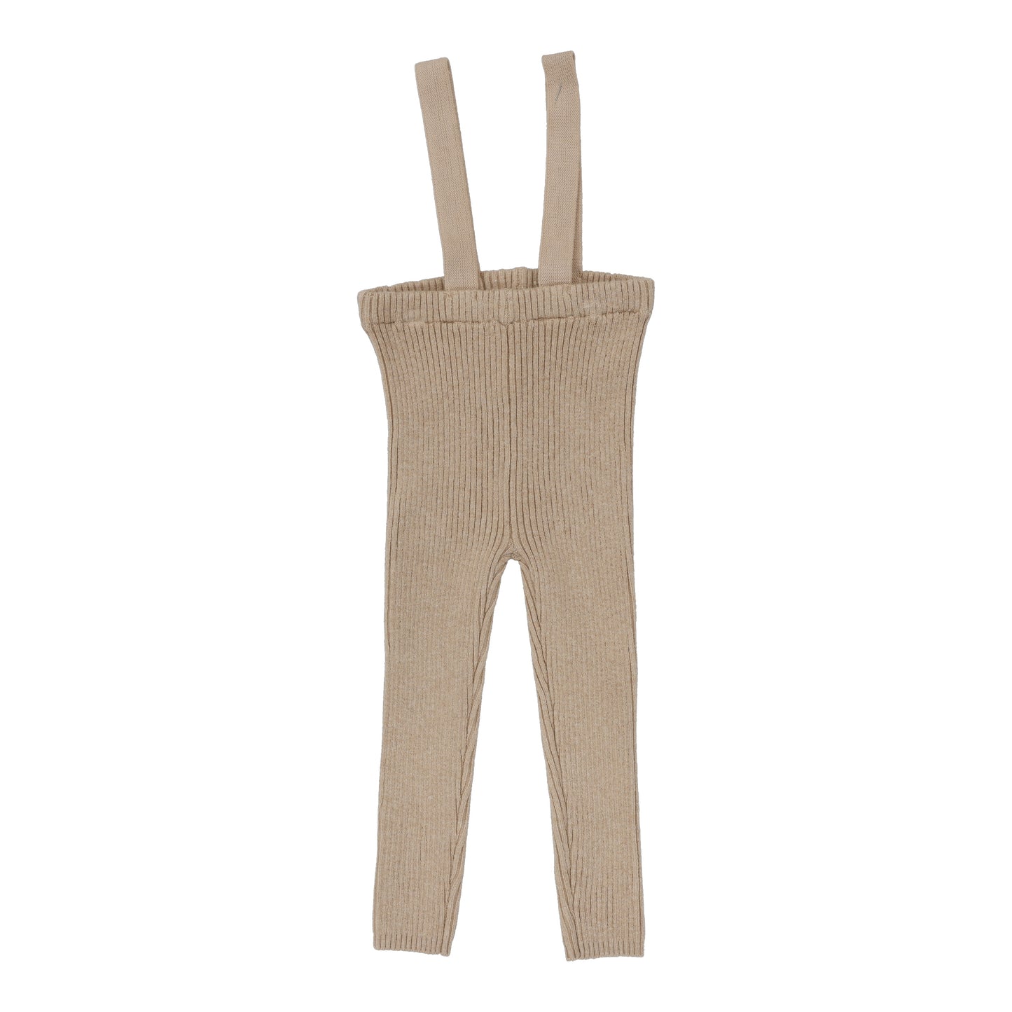 Knit Suspender Leggings- Oatmeal