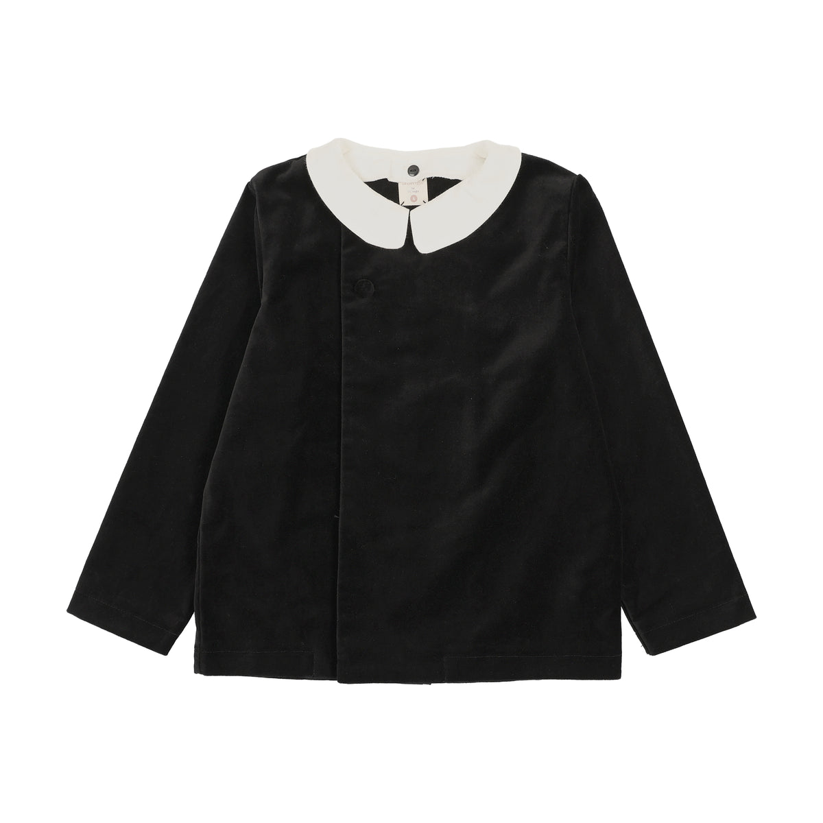 VELVET BLAZER TODDLER- BLACK