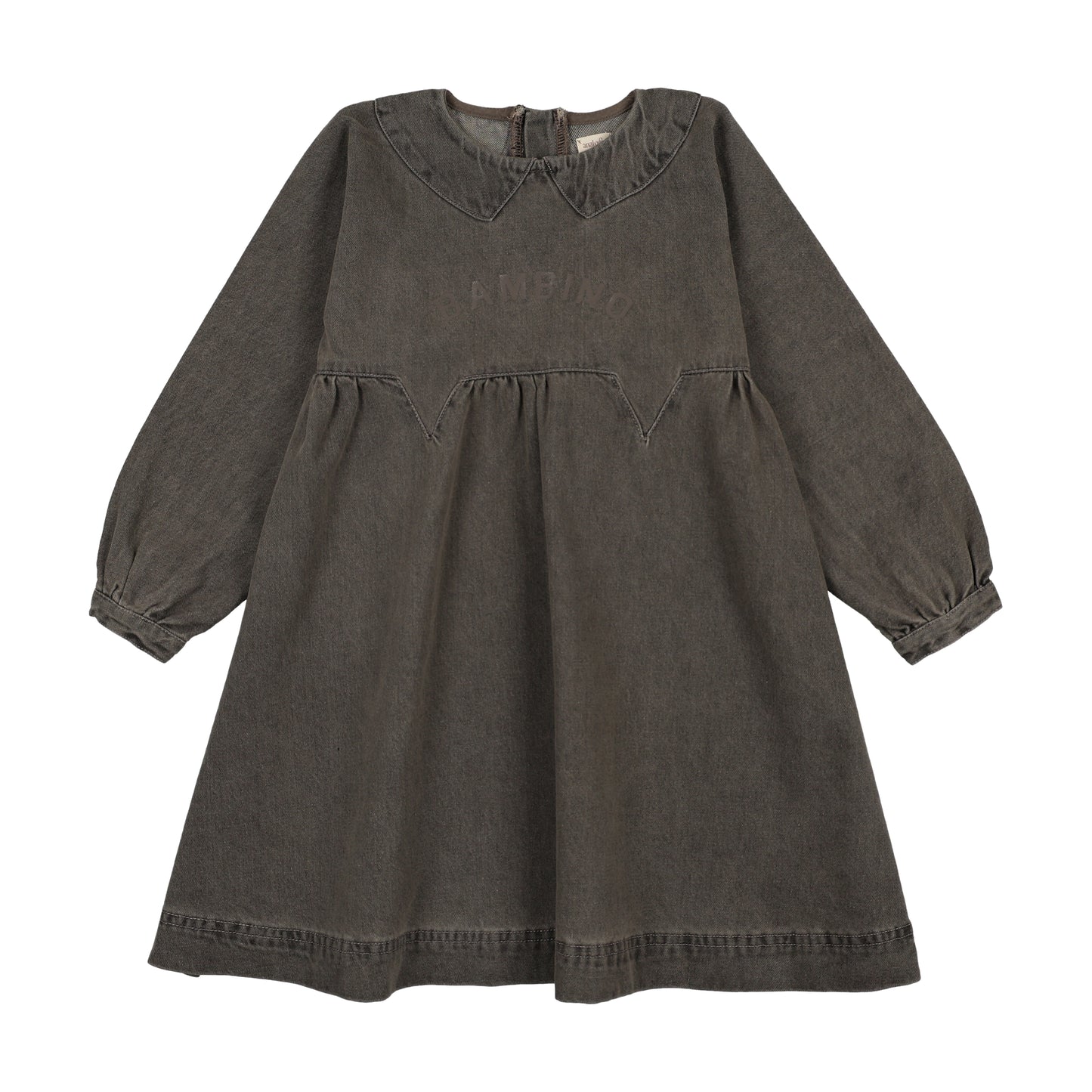 DENIM DAY DRESS- GREY WASH