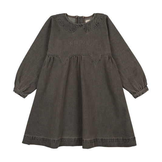DENIM DAY DRESS- GREY WASH