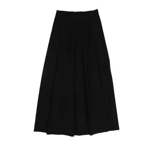 Panel Maxi Skirt  Black
