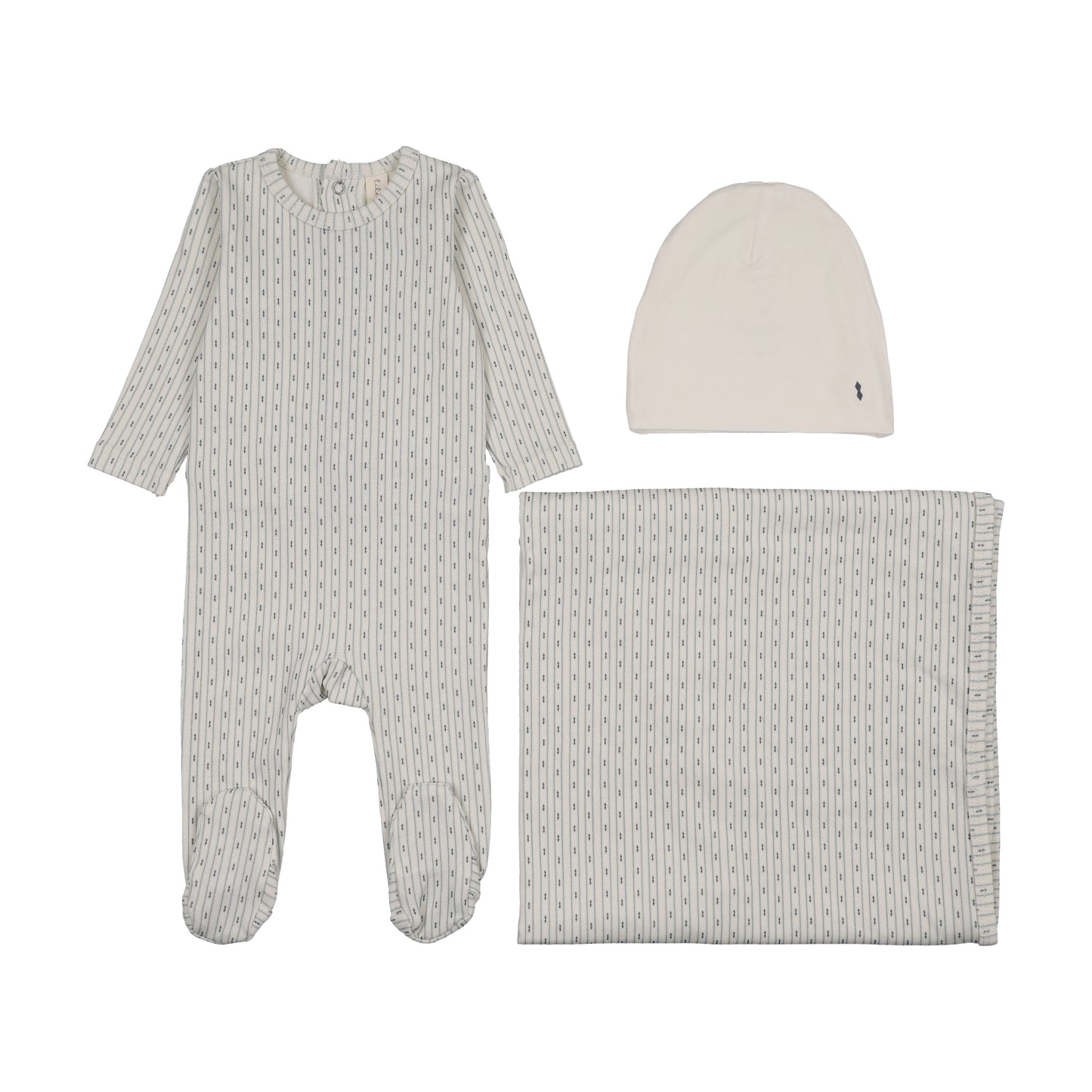 Gem Stripe Layette Set