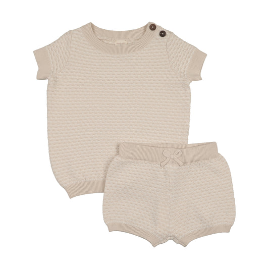 Multi Knit Crewneck Set