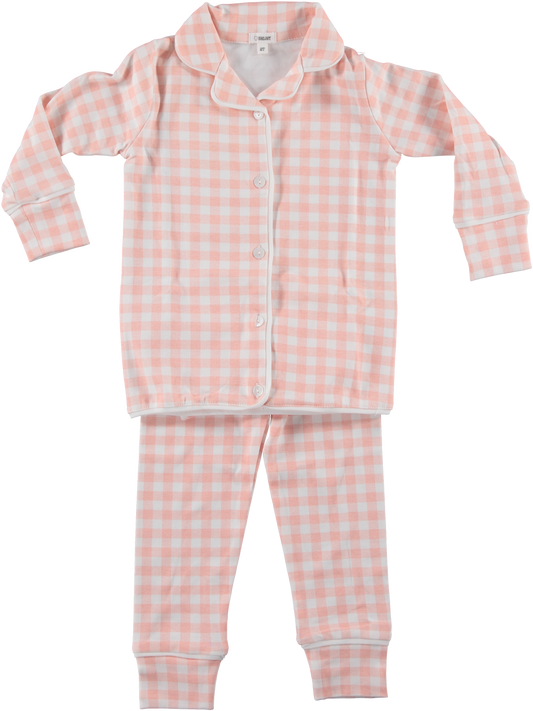 Bonjoy Gingham Grandpa PJs