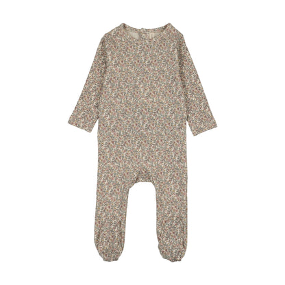 SWEET LIBERTY PRINT FOOTIE SET- PINK