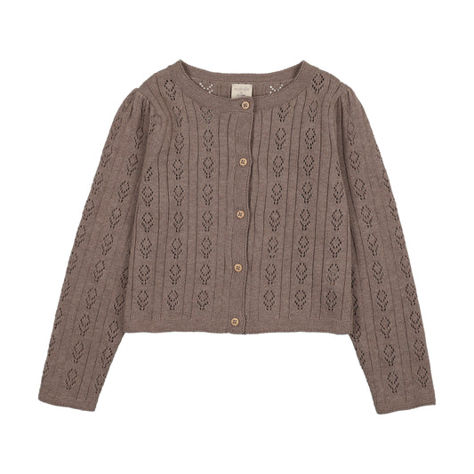 GIRLS CARDIGAN- OAT