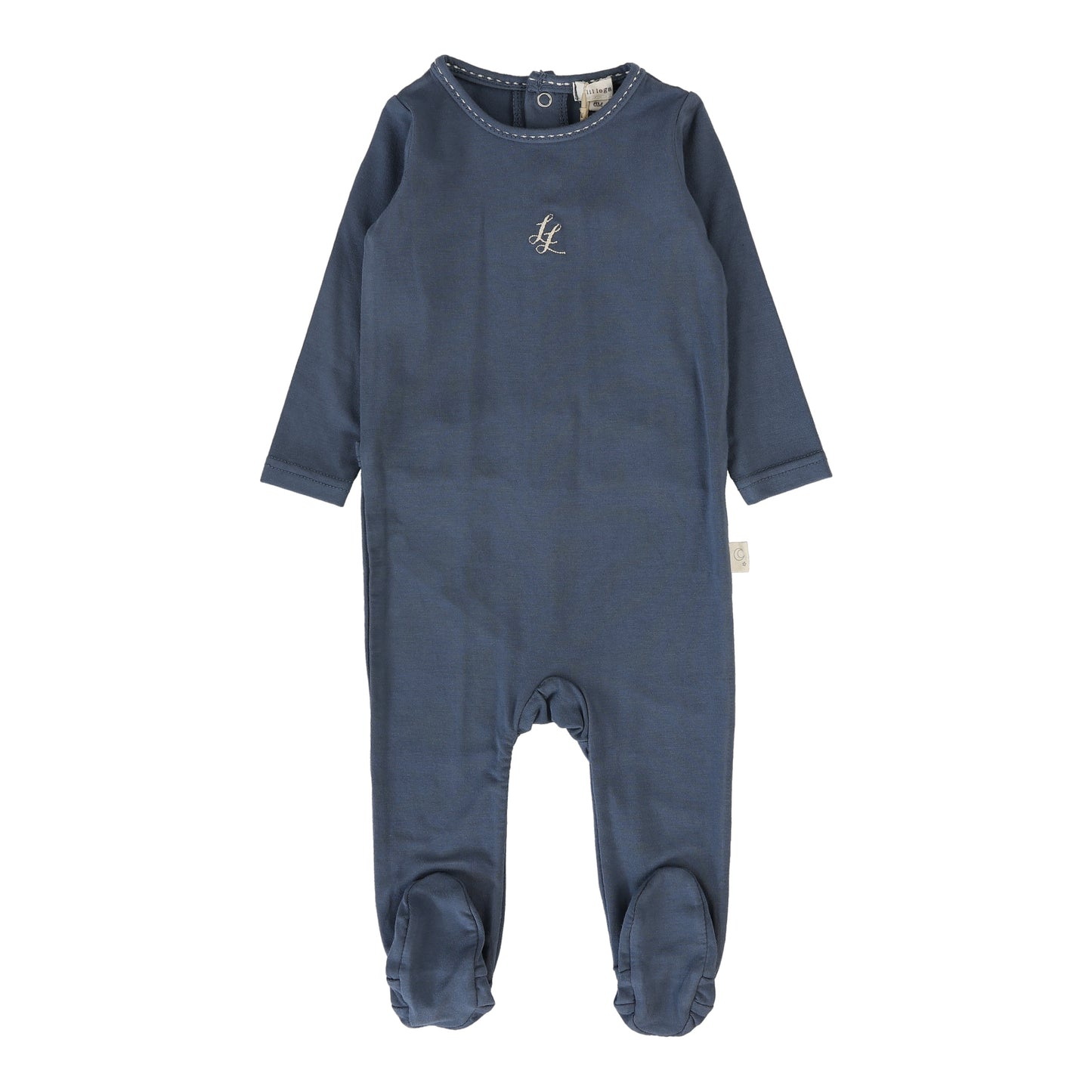 Emblem Footie  Off Blue