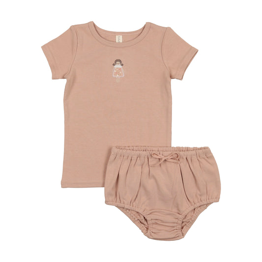 Embroidered Doll Bloomer Set