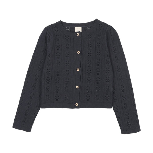 GIRLS CARDIGAN- NAVY
