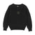 Chunky Crest knit Sweater- Black