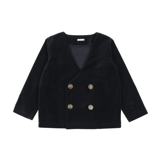 Velvet Blazer  Navy
