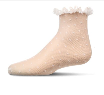 Memoi Lace Dot Anklet