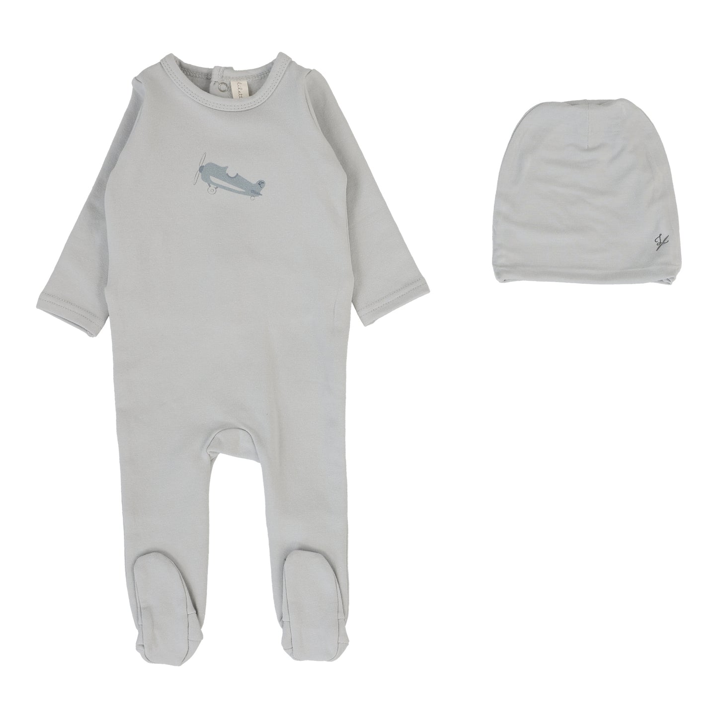 Graphic Footie Set  Pale Blue