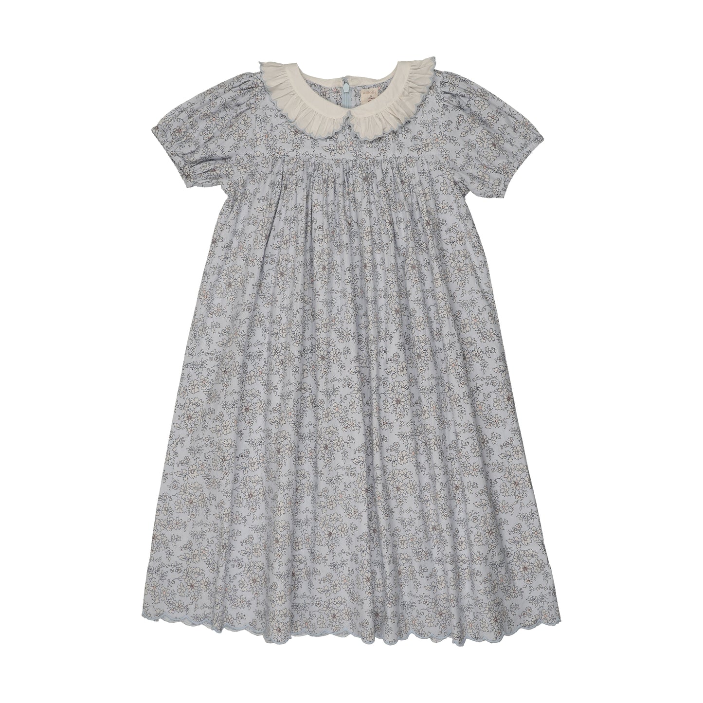 Mountain Meadows Dress SS - Clear Blue Floret