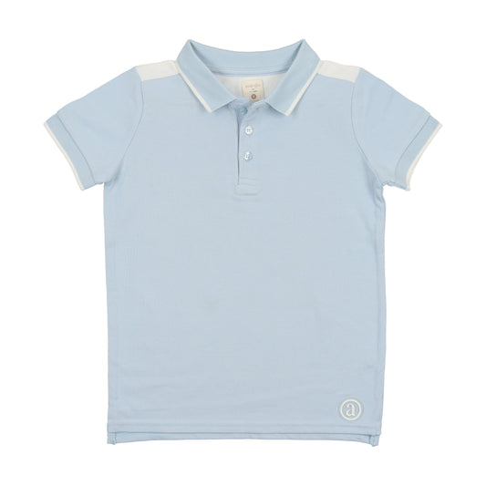 Short  Sleeve Colorblock Polo