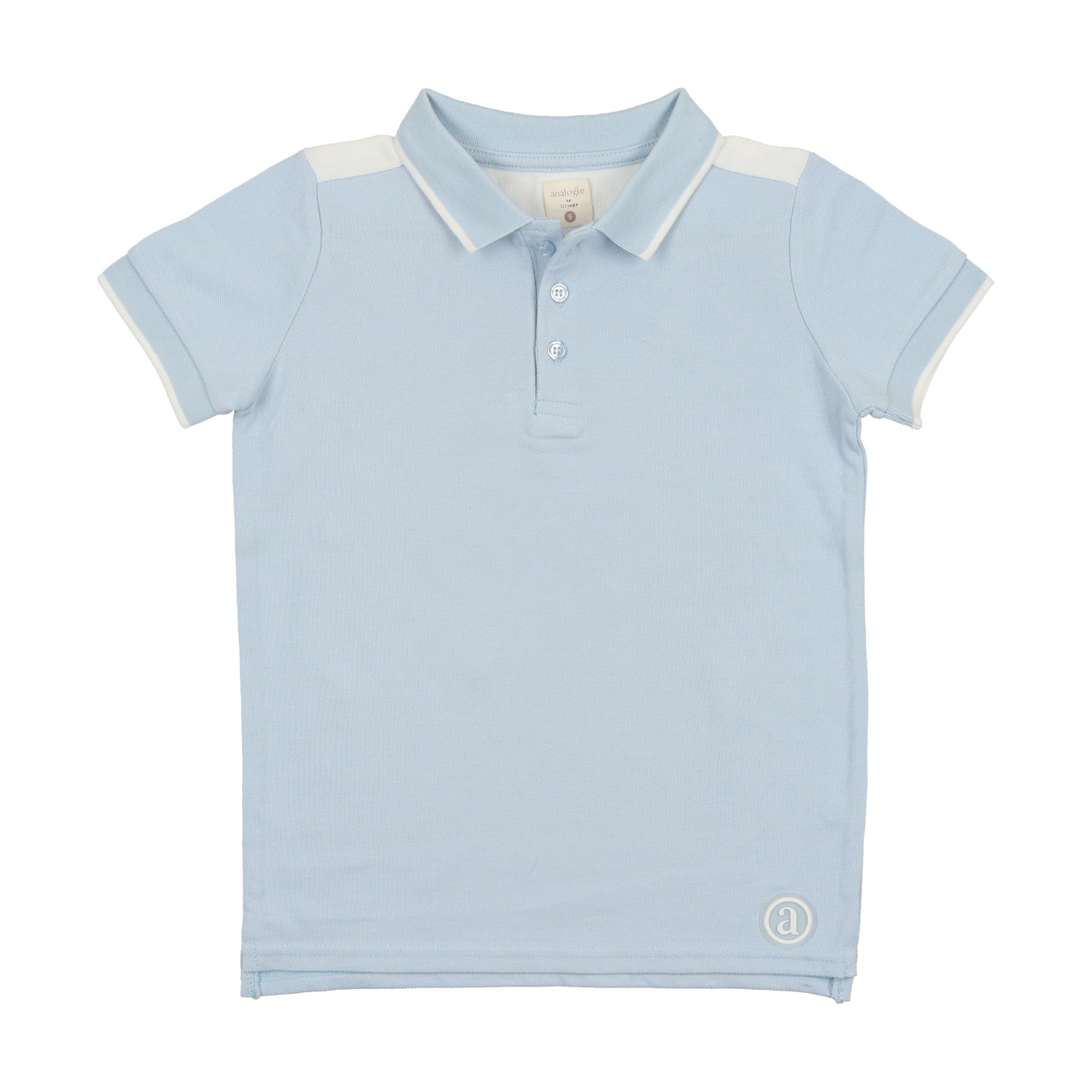 Short  Sleeve Colorblock Polo