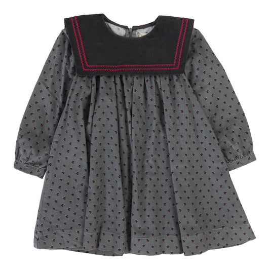 Primrose Dress  Pale Grey