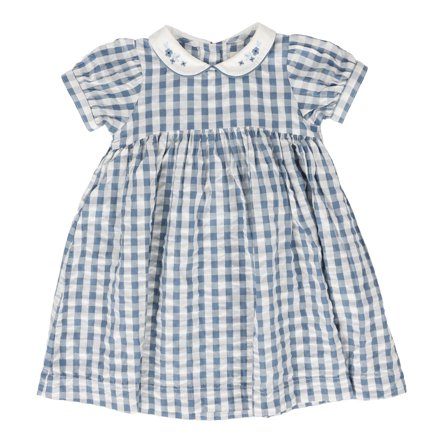 Gingham Dress Short Sleeves