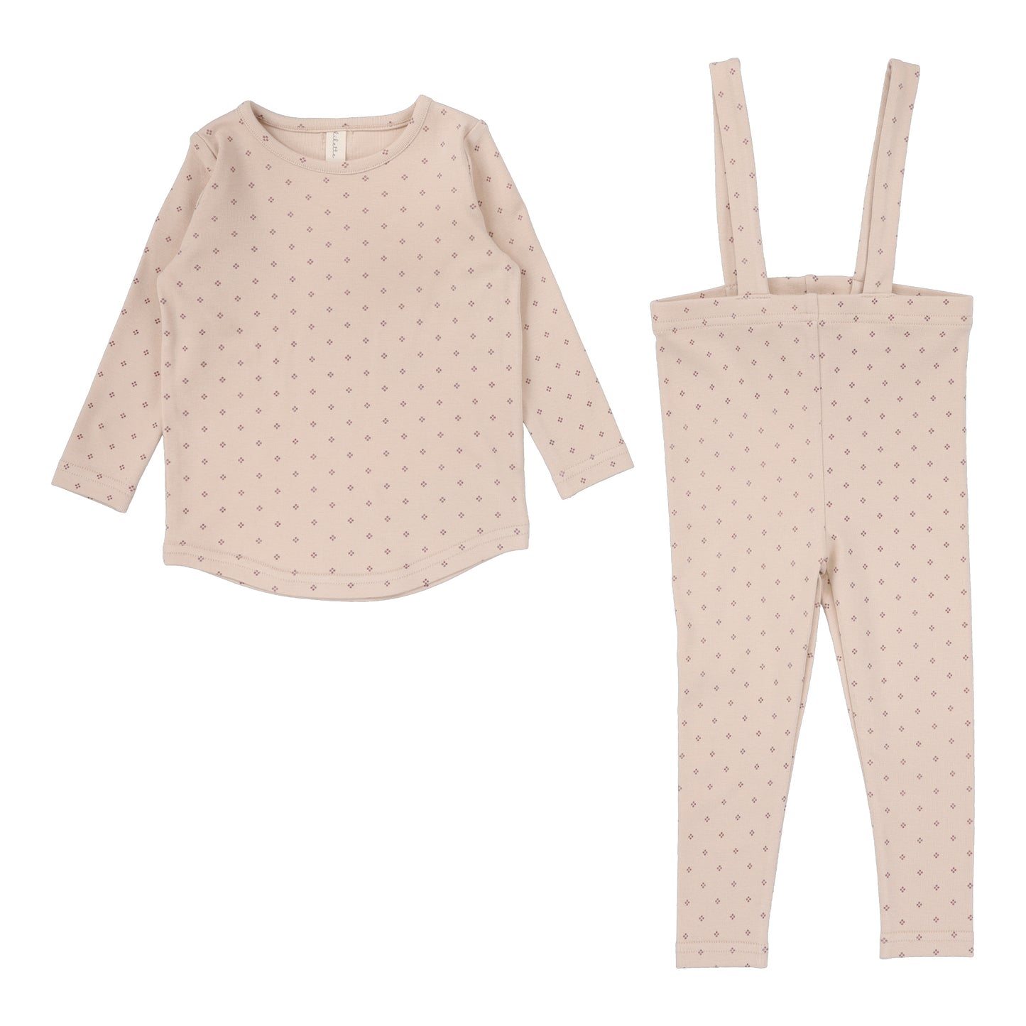 Diamond Dot Set  Dusty Pink