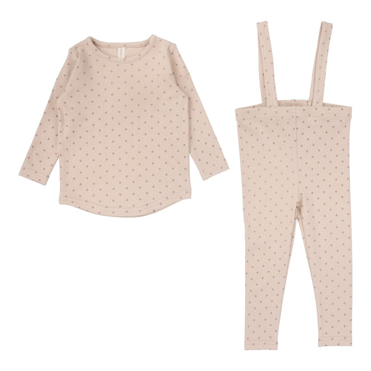 Diamond Dot Set  Dusty Pink