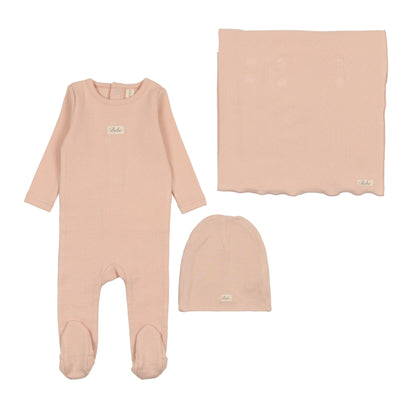 Pointelle Bebe Footie Set