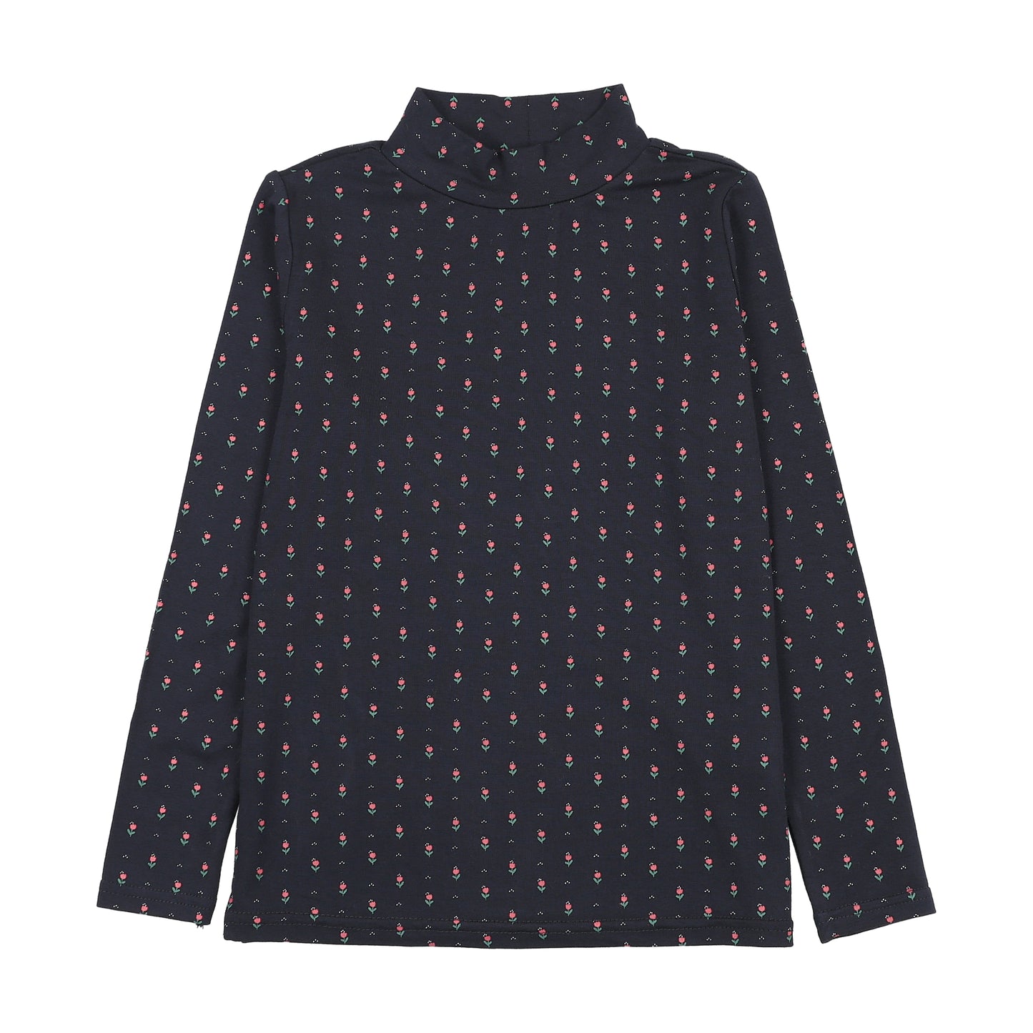SWT CMPGN PRINTED MOCKNECK- NAVY PRINT