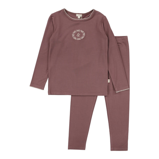Emblem Lounge Set  DUSTY PLUM