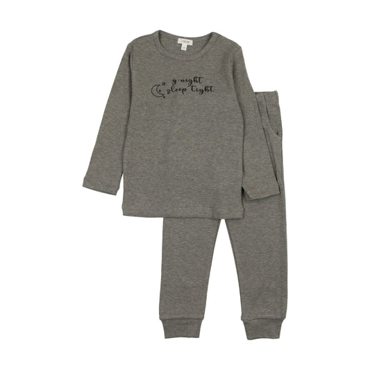 Bonjoy Sleep Tight Pjs- Grey