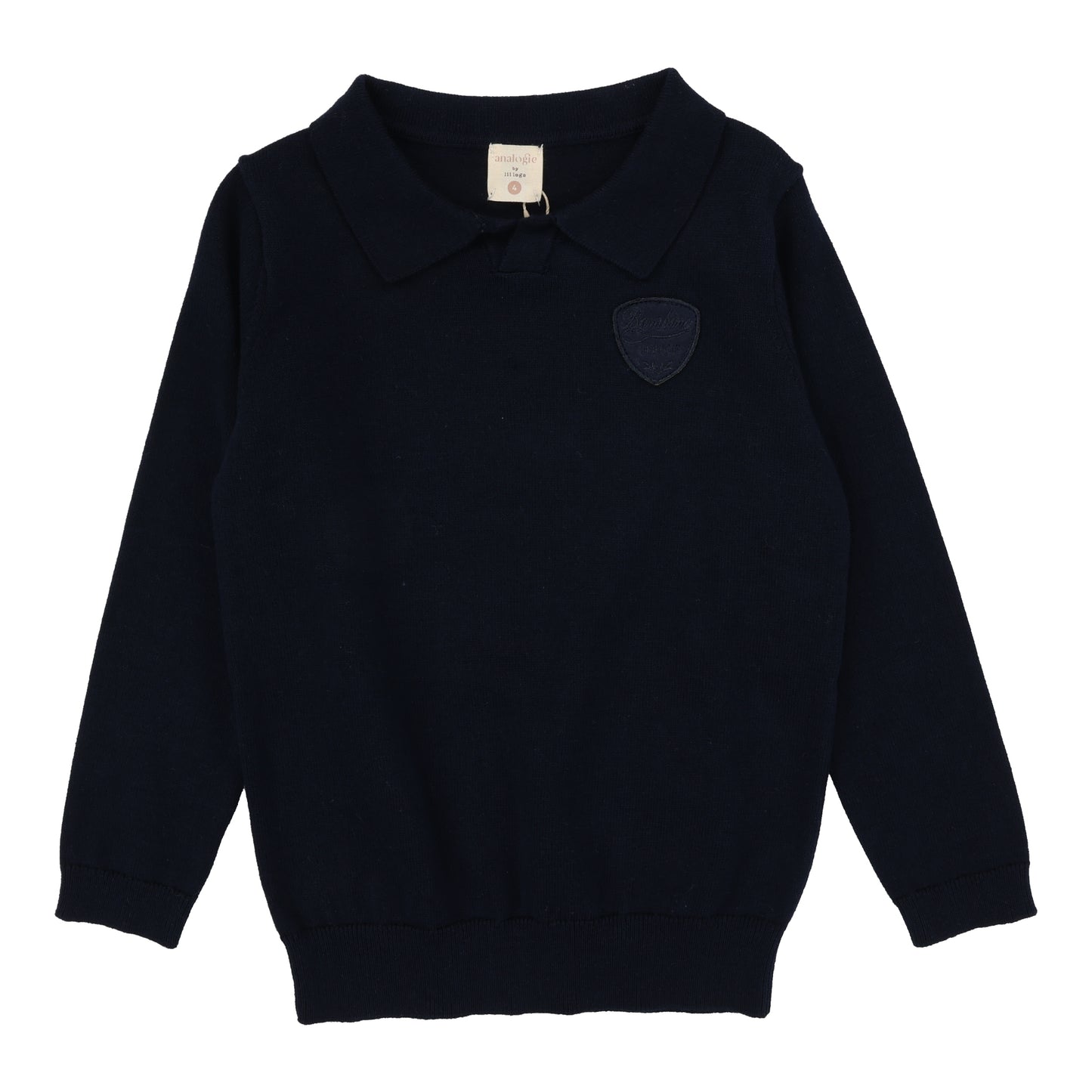 Knit Polo  Navy