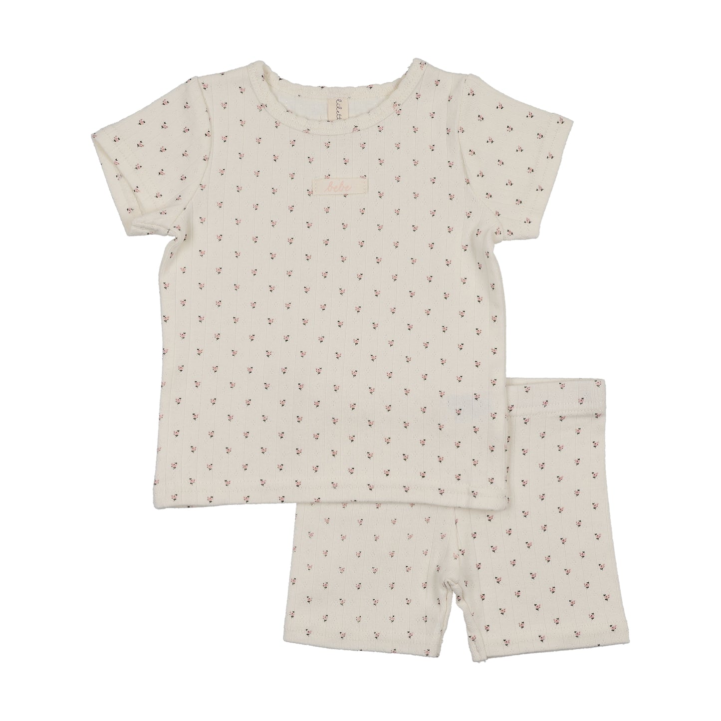 Floret Print Short Sleeve Lounge Set