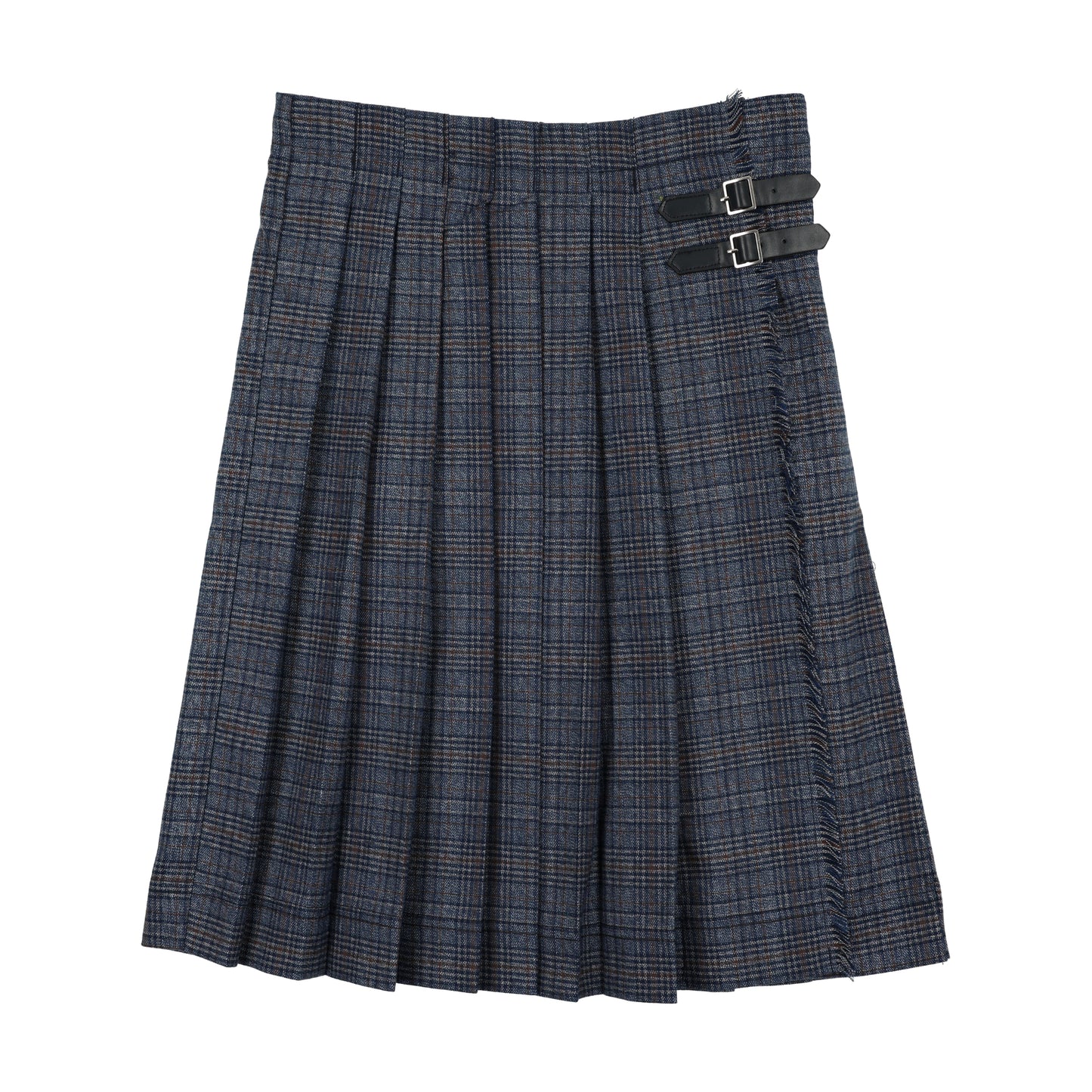 KILT SUSPENDER SKIRT- MULTI PLAID