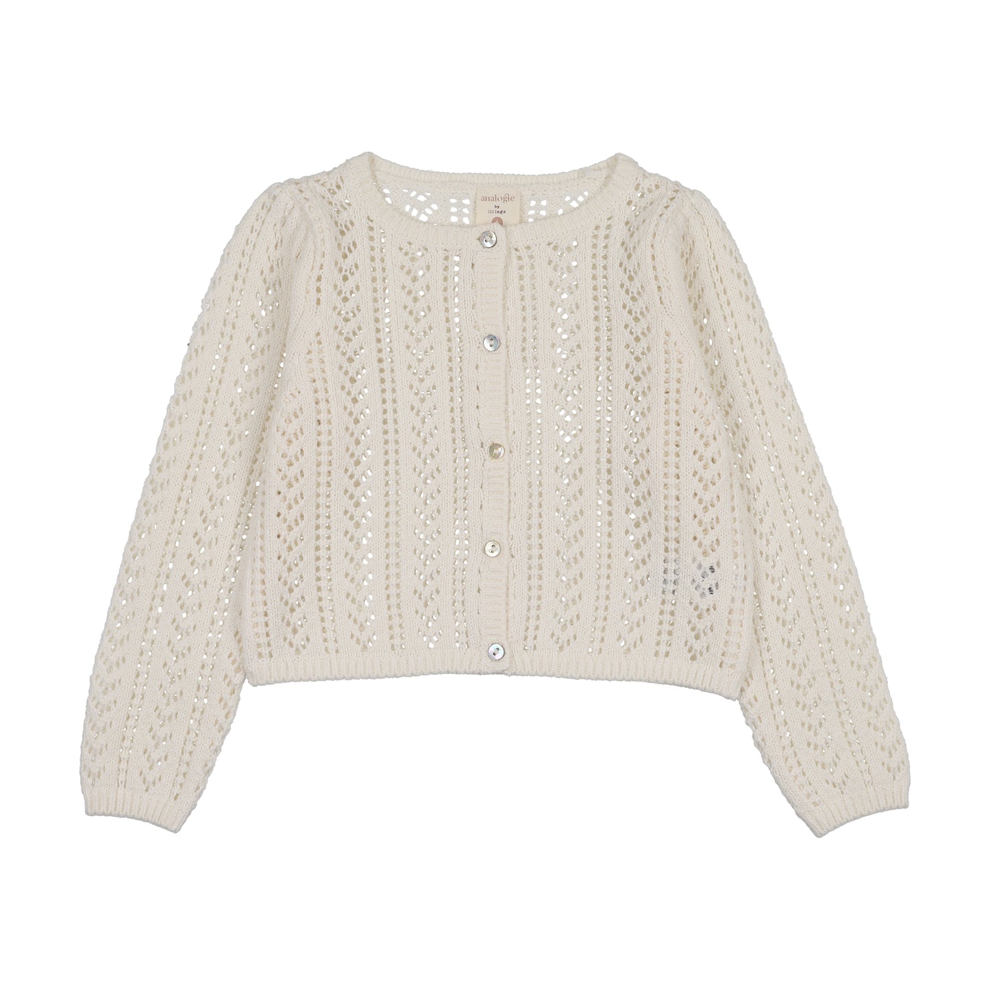Girls Pointelle Cardigan