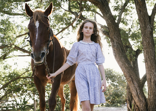 Mountain Meadows Blouse - Clear Blue