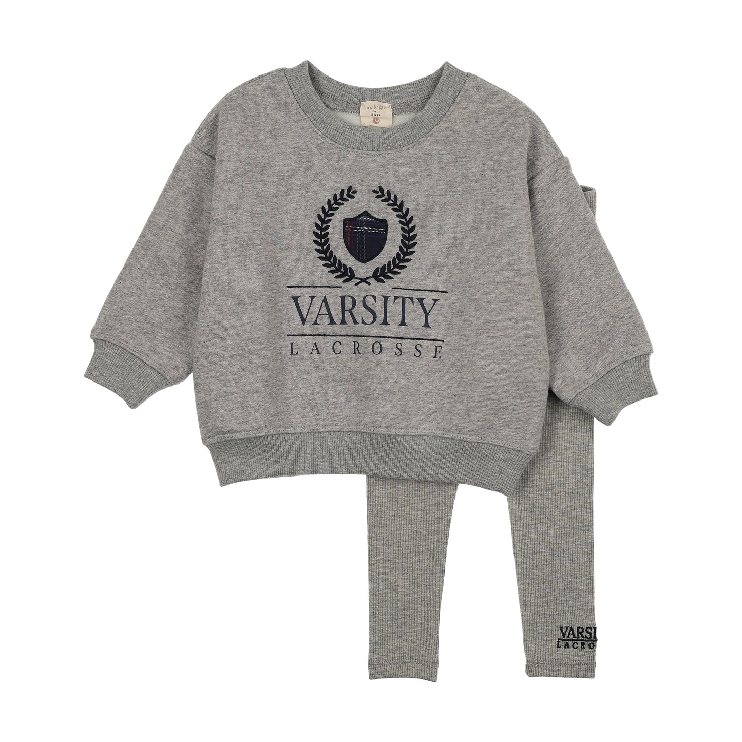 FAN CLUB BOYS SWEATSHIRT SET BLOGO- LIGHT GREY