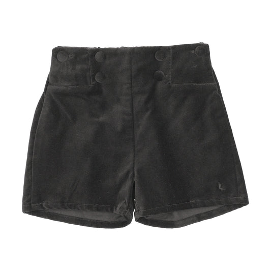 BLACK VELVET SHORTS