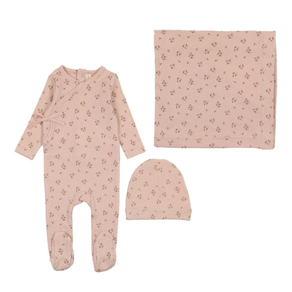 Dainty Floral Footie Set