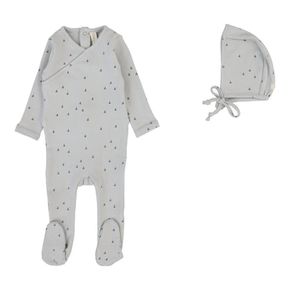 Sail Away Layette Set  Pale Blue