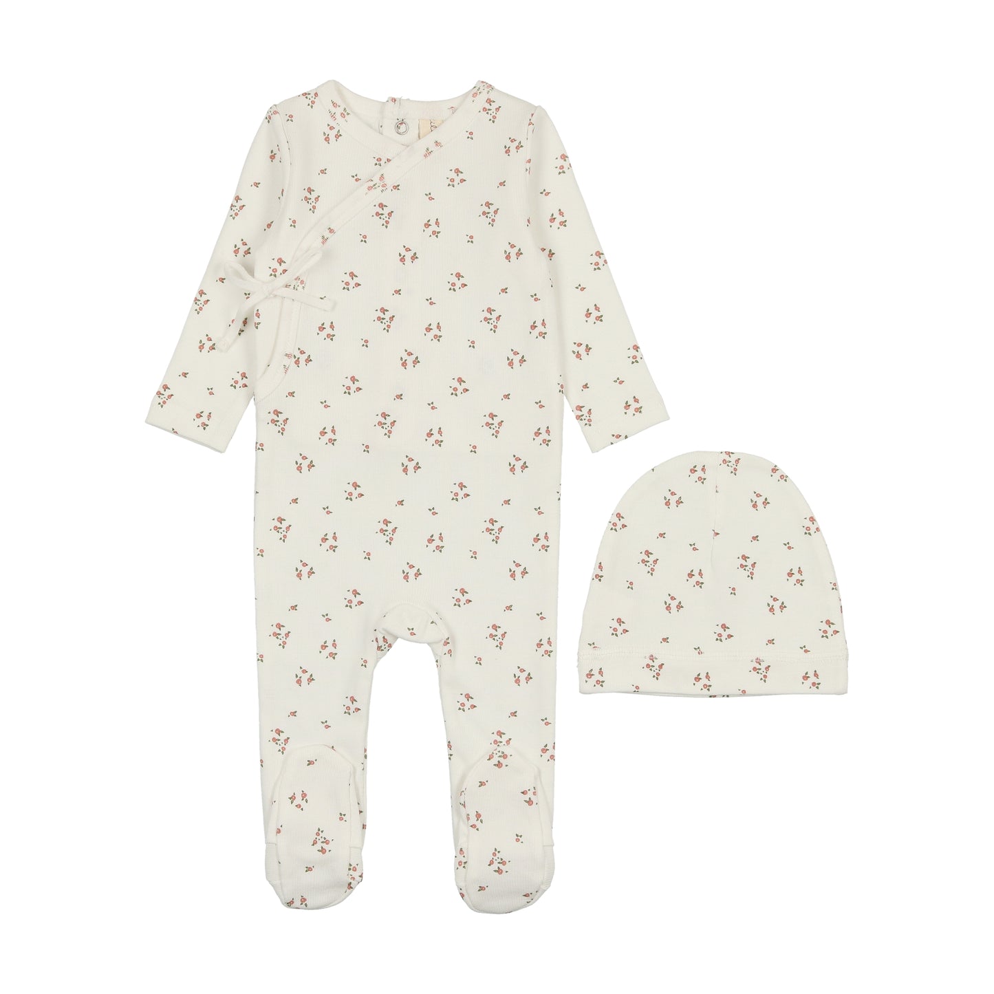 Dainty Floral Footie Set