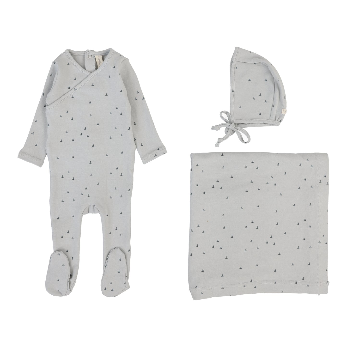 Sail Away Layette Set  Pale Blue