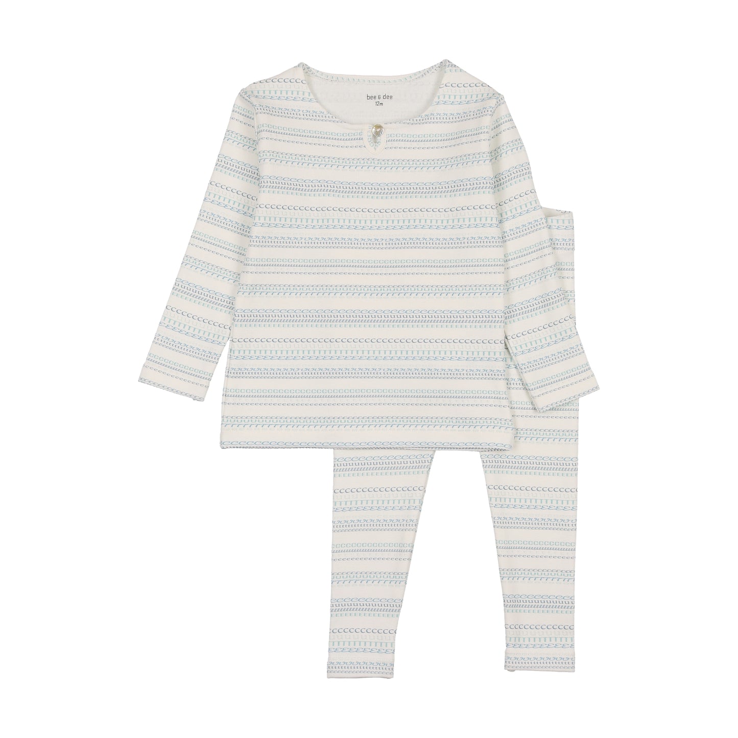 Bee and Dee Alphastripes Pjs