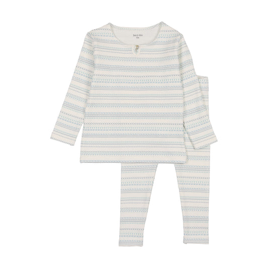 Bee and Dee Alphastripes Pjs