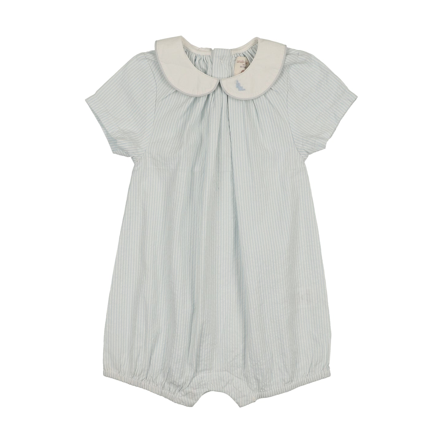 Mountain Meadow Boys Bubble Romper - Clear Blue