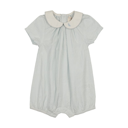 Mountain Meadow Boys Bubble Romper - Clear Blue