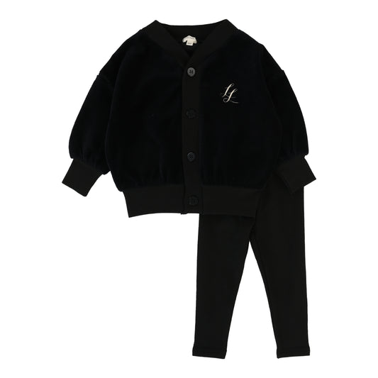Boys Shabbos Lounge Set  Black