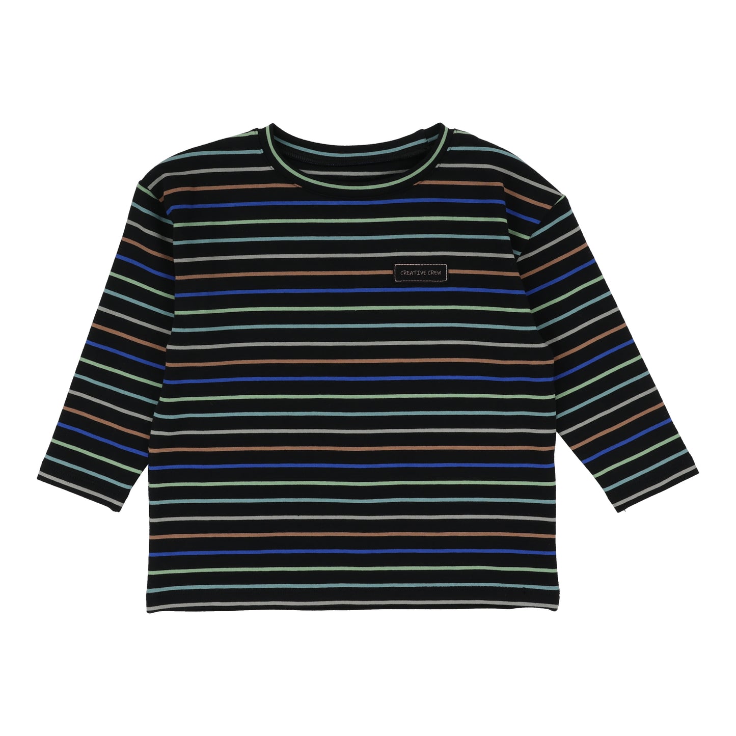 Striped Tee  Multi Stripe