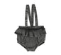 DENIM FLUTTER SUSPENDER BLOOMER